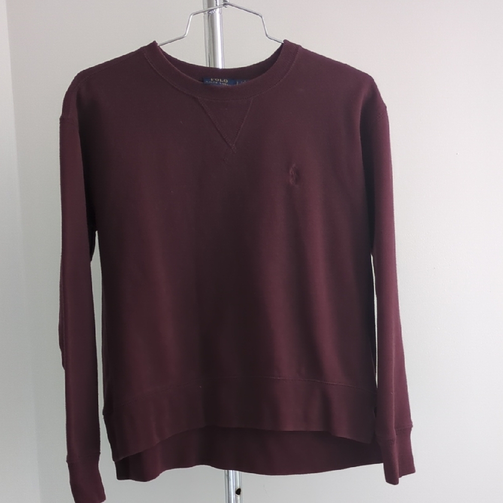 Ralph Lauren Burgundy Crewneck Sweater